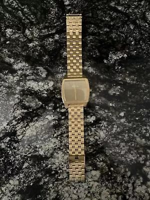 Nixon McFly The Time Tracker Gold Quartz Stainless Mens Watch • $125