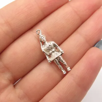 £22.97 • Buy 925 Sterling Silver Vintage Soldier Charm Pendant