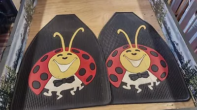 Volkswagen Beetle Lady Bug Floor Mats Set Of 4 Front & Rear Used • $100