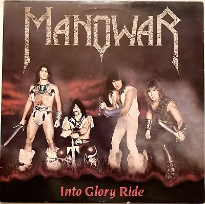 Manowar Into Glory Ride Vinyl 12'' Record Mri 169-666 1st Press Megaforce 1983 • $64.99