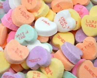 $11.49 • Buy Valentine's Day BRACH'S ORIGINAL Tiny Conversation Hearts - BULK CANDY- 1/2 LB