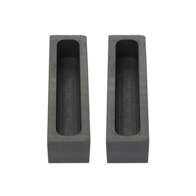 £17.11 • Buy 2x Metal Bar Melting Casting Graphite Ingot Mould Mold For Metal Aluminum