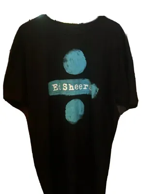 Ed Sheeran Divide Tour Black T-shirt Size Xl • $25