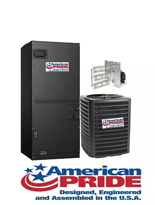 2.5 Ton AC System American Pride 14.3 Seer2 Condenser Air Handle Heater • $2595