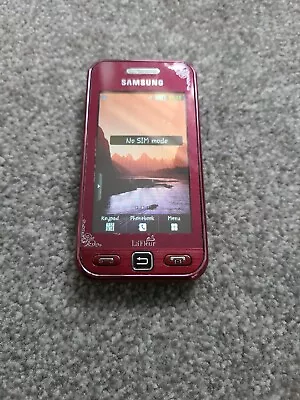 Samsung Tocco S5230 Lite La Fleur - Garnet Red *read Description* • £19.99