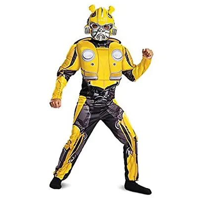 $64.95 • Buy Childs Muscle Transformers Bumblebee Costume, Officially Licensed.