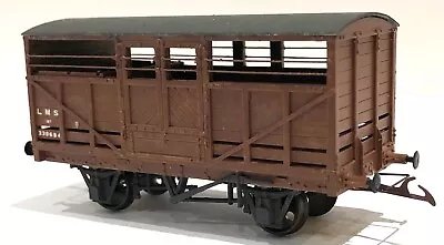 KIT BUILT PLASTIC LMS (Ex HIGHLAND RAILWAY) CATTLE WAGON '338684' • £24.99