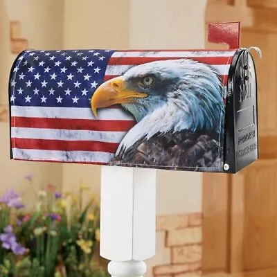 American-Flag Eagles Patriotic Mailbox Covers - 18 X 21 Inches America Flag • $8.28