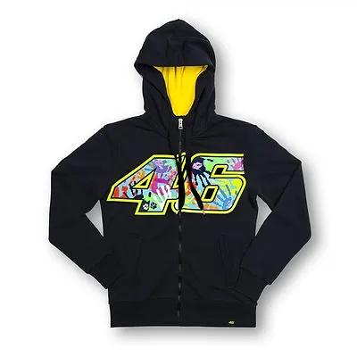 New Official VR46  Womans Navy Hoodie - VRWFL 153802 • £59.99