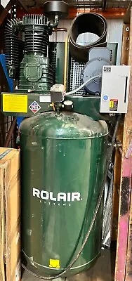 $1749.99 • Buy Rol-Air V5180k30b-19 5-HP 80-Gallon Dual-Voltage Two-Stage Air Compressor