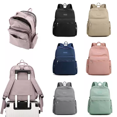 Women Backpack Waterproof Nylon Rucksack Travel Shoulder Bag Laptop Bag • $44.99