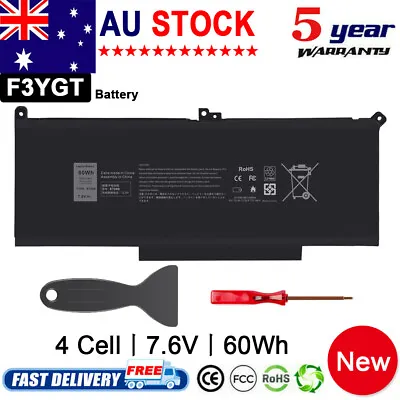 Replacement Battery For Dell Latitude 7490 7480 7390 7380 7290 7280 F3YGT • $48.99