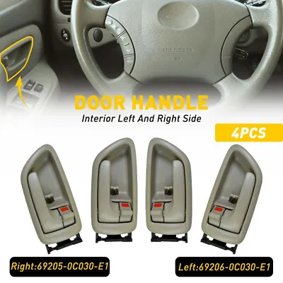 Inside Interior Door Handle Front + Rear Set For Toyota Sequoia 2001-2007 Tundra • $12.99