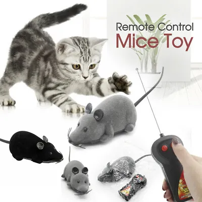 $10.33 • Buy Pet Cat Puppy Toy Wireless Remote Control Electronic Rat Mouse Mice Toys AU