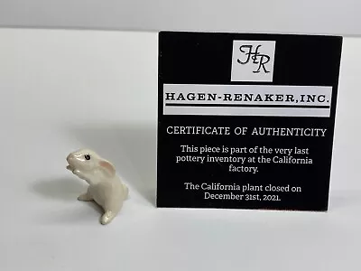 Hagen Renaker #A-109  W-3226 Honey Bunny White NOS Last Of The Factory Stock • $10.99