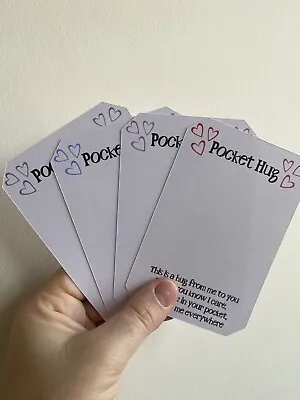 Pocket Hug Backing Cards Business Crafting  Gift 20/40/60/80/100pc • £4.55