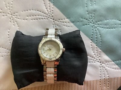 $12.49 • Buy Relic By Fossil Mop Womens Watch Ss And Resin Band