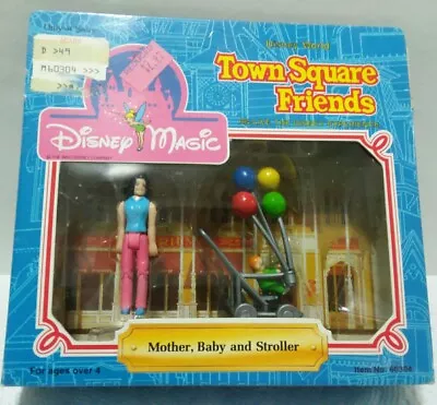 Disney Magic Town Square Friends Mothrt Baby And Stroller  • $9.99