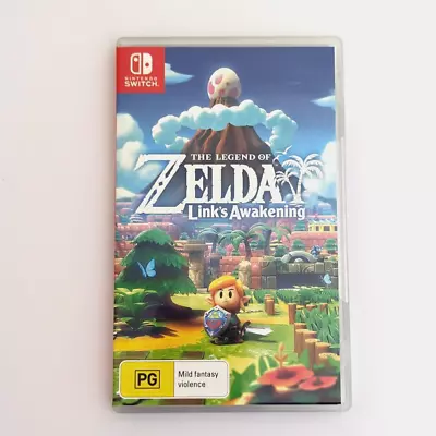 VGC! Genuine Nintendo Switch Game Legend Of Zelda Link's Awakening PAL AUS CIB • $59.99