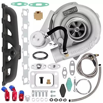 T3 Turbo Exhaust Manifold Kit For Nissan Safari Patrol 4.2L TD42 GU GQ Y60/Y61 • $461.27