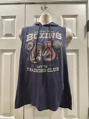 Brooklyn Boxing Sleeveless Medium Hoodie • $15