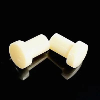 Handcrafted Organic Buffalo Bone Single Flare Ear Plugs Pair Size 8g - 25 MM • $27