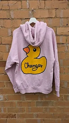 $5 • Buy Justin Bieber H&M Hoodie Size L Changes Duck In Pink