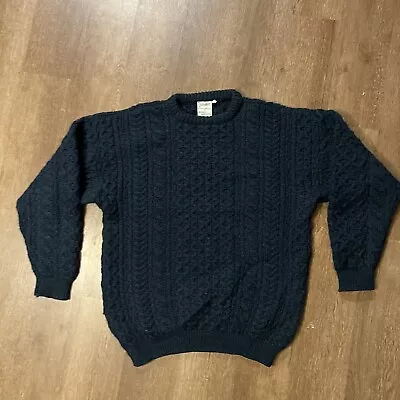 VTG Cladyknit Deep Green Irish Sweater Size XXL • $50