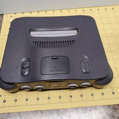 Nintendo 64 N64 Video Game Console Only NUS-001 Black Parts READ • $35