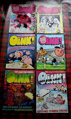 OINK! Comics. Issues 12345&7. MayJuneJulyAugust 1986. FINE. • £63