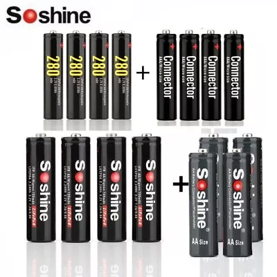 3.2v Lifepo4 4*14500 700mAh AA PLUS 4*10440 280mAh AAA Rechargeable Battery • $44.13