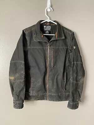 Men's Kuhl Burr Vintage Patina Dye Full Zip Jacket Men's Size S Distressed • $54.99