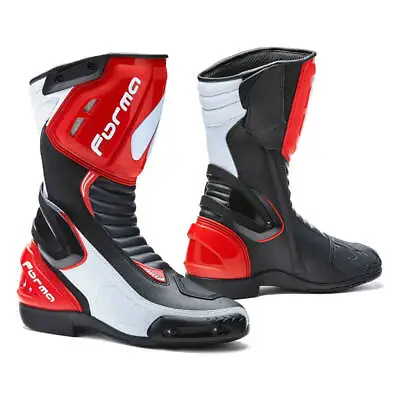 Motorcycle Boots | Forma Freccia Sports Red Track Riding Street Tech Gear • $199