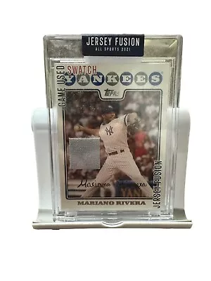 2021 Jersey Fusion All Sport Mariano Rivera Game Used Swatch • $7.99