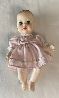 Vintage Ideal Toy Corp  1971 Tiny Tears Baby Doll TNT-14-B-34 In Pink Dress • $21.99