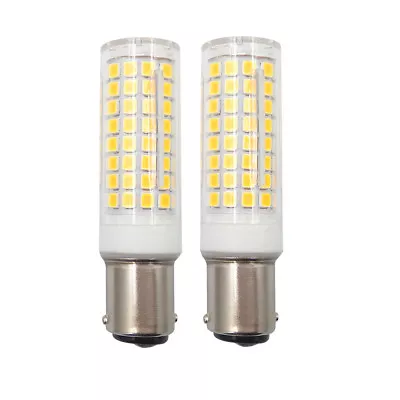 2pcs BA15D 1142 LED Lights Bulb 102-2835 Ceramics Light 7W 120V Lamp Warm White • $12.08