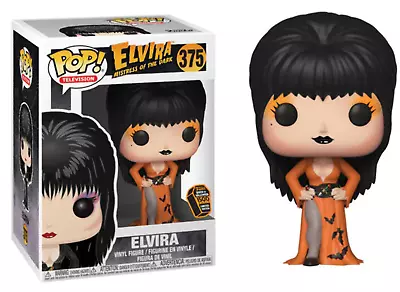 Funko Pop! Television Mistress Of The Dark: Elvira #375 (orange Dress) (le 1500) • $250