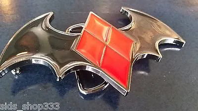 New Dc Comics Harley Quinn BatWING Joker Belt Buckle Cosplay New Design US • $13