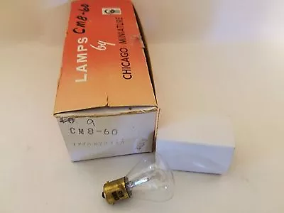 Chicago Miniature CM8-60 Lamp Light Bulb 6V • $10.97