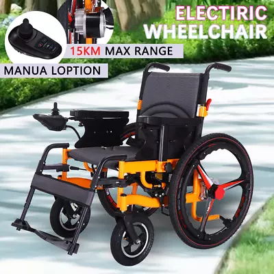 Folding Electric Powered Wheelchair Foldable Scooter Heavy Duty LITHIUM Battery • $949.99