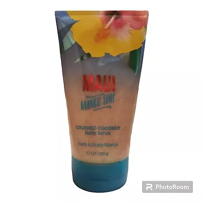 Bath & Body Works Maui Mango Surf 7.7 Oz Crushed Coconut Body Scrub New Sealed • $29.99