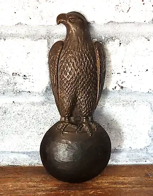 JI Case Co Old Abe Bald Eagle Cast Iron Bronze Statue RARE Emblem Logo Relic 💎 • $674.99