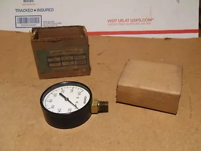 Vintage BL-101 J. E. Lonergan Pressure Steam Gauge 0-160 PSI Black 2.5” • $40