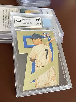 Mickey Mantle 1997 Game-Used Jersey GEM MINT • $175