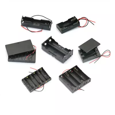 £1.66 • Buy Lithium Battery Holder 1 2 3 4 X 18650 With Cover Switch Wire PCB PIN Enclosed