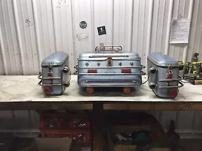 75 Moto Guzzi V 1000 V1000 I Convert Rear Trunk Saddle Bags Luggage Tour Pack • $255