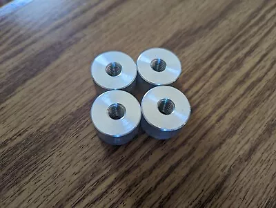 $11.75 • Buy 3/8-16 THREADED WELD BUNGS Stand-Off. 5/8 INCH LONG . ALUMINUM. 4 PIECES 