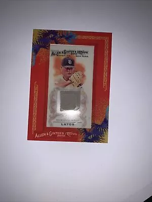 Mat Latos 2010 Topps Allen & Ginter Mini Framed Jersey Relic AGR-ML Padres • $0.99