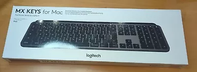 Logitech MX Keys For Mac Wireless Illuminated Keyboard - Black  NORDIC QWERTY • £50