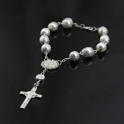 Car Hanging Charm Imitation Pearl Cross Car Rear View Mirror Decoration· • £4.60